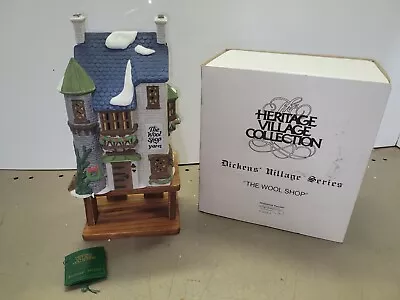 Department 56 Christmas Village House  The Wool Shop  • $29.98