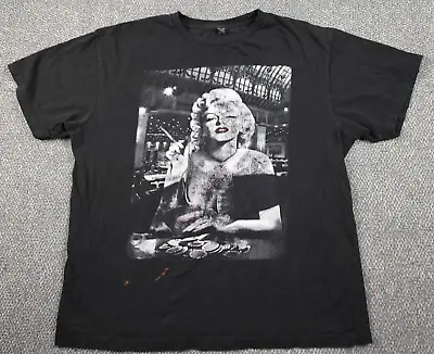 Marilyn Monroe T-shirt Mens XL 2015 Tattoo Art Urban Streetwear Tee Celebrity • $16.97