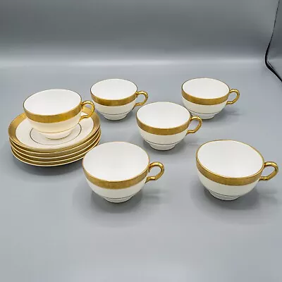 Minton England K-159 Buckingham 6 Cups And 5 Saucers FREE USA SHIPPING • $127.50