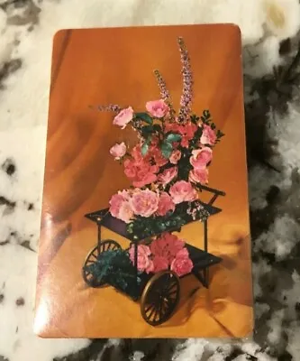 $12 • Buy VINTAGE AARCO Playing Cards New Sealed Pack Flower Cart