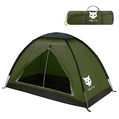 Single Man Tent For Backpacking Waterproof Hiking Camping Tents Fishing New • $49.98