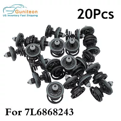 20x Interior Door Trim Panel Mounting Clips With Sealer Fits Audi VW 7L6 868 243 • $10.05