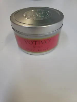 NEW Votivo Red Currant Travel Tin Candle 4oz. Lovely ~ Hard To Find! • $15