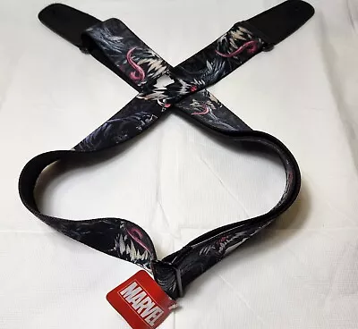Guitar Strap MARVEL Venom Designed 2015 Made In U.S.A. • $5