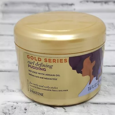 Pantene Gold Series Curl Defining Pudding Argan Oil For Curly Coily Styles • $6.36