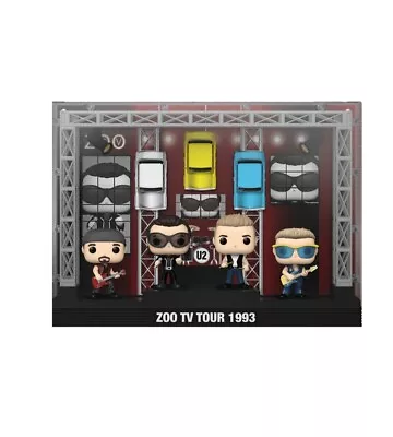 Funko Pop! Moment Deluxe: U2’s Zoo TV Tour (1993) Vinyl Figures 2022 Limited • $59.99