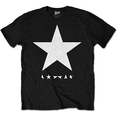 DAVID BOWIE - Official Licensed Unisex T- Shirt - Blackstar - Black Cotton • $37.15