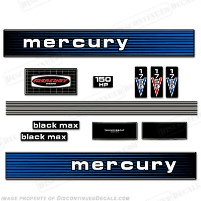 Fits Mercury 1978 150HP Outboard Engine Decals • $124.95