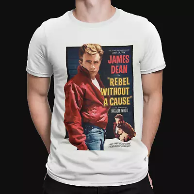 James Dean Rebel T-Shirt - Music Band Rock 70's Retro Cool Funny Pop Top  USA • £8.39