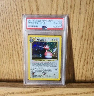 $6 • Buy 2001 Pokemon TCG Neo Revelation Porygon2 Holo PSA 8 12/64