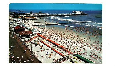 Atlantic City NJ Postcard Bathers Beach Steel Pier • $2.99