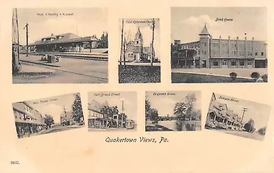 Quakertown Views Quakertown PA Unposted Vintage Postcard • $3.99