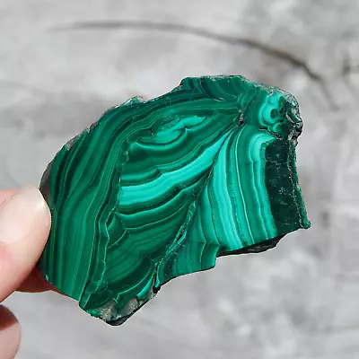 3in 81g AAA Natural Malachite Gemstone Slab Healing Crystals Congo S12 • $39.99