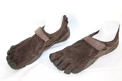 Vibram FiveFingers Trek Leather Toe Shoes Size 39 Brown • $39.99