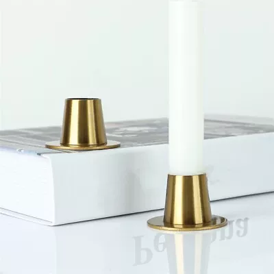 High Quality Candle Holder Candle Base Durable Metal Table Candle Stick • £17.76
