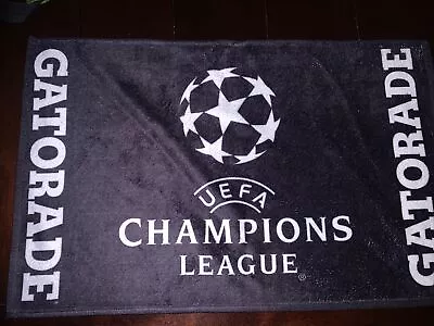 Gatorade UEFA Champions League Rally Practice Game Towel  15x24 Football Soccer • $10.99