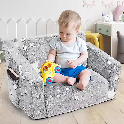 Toddler Sofa Kids Couch Fold Out Flip Out Sofa Chair Children Convertible Sof • $71.03