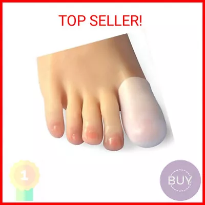 Big Toe Caps 10 Pack Gel Toe Sleeves Toe Bandage Cover For Big Toe Silicone To • $12.69