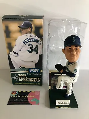 Felix Hernandez Vintage Bobblehead 2009 Seattle Mariners Safeco Field WITH BOX • $24.99