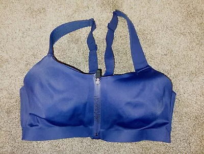 Victoria's Secret Sport 34D Blue Front Zip Sports Bra 34D • $4.99