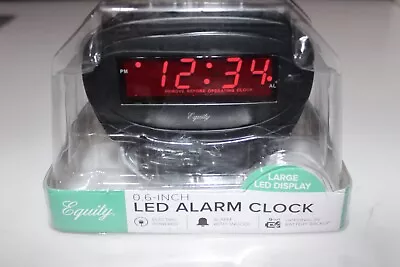 30228 Equity By La Crosse Electric 0.6  Red LED Display Digital Alarm Clock • $13.99