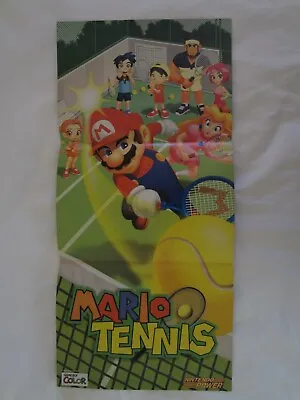 Mario Tennis Gameboy Color Nintendo Power Poster 2000 Nintendo 64 N64 RARE • $13.95