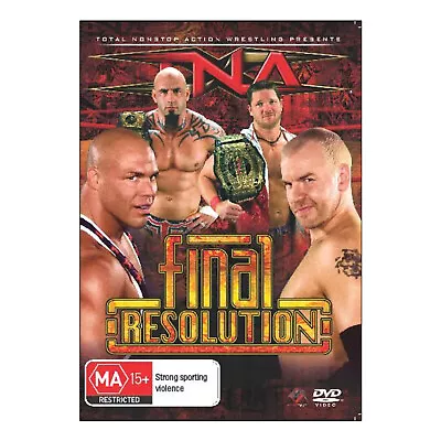 TNA WRESTLING: FINAL RESOLUTION DVD Brand NEW Sealed Region 4 - Free Post • $9.95