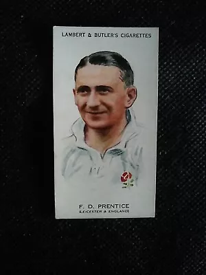 LAMBERT AND BUTLER FOOTBALLERS - #48 - F. D. Prentice - Leicester And England  • £4.99