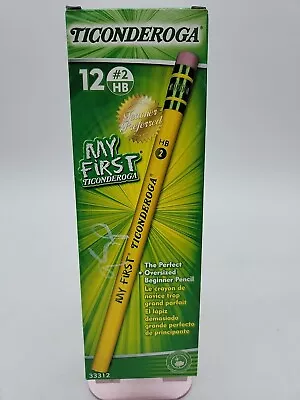 My First Ticonderoga Primary Size #2 Beginner Pencils Box Of 12 • $8.99