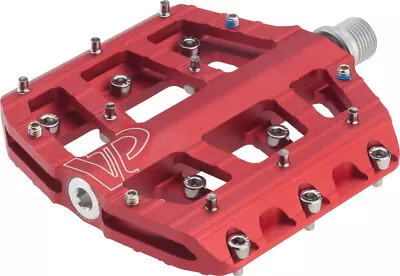VP Components Vice Trail Pedals - Platform Aluminum 9/16  Red • $71.48