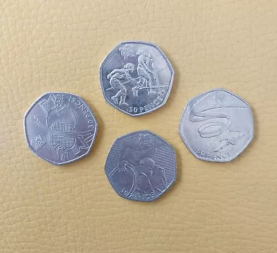 Collection Of 2011 Olympic 50p Coins Hockey Table Tennis Wheelchair Rugby... • £4