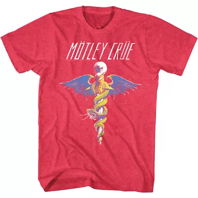 Motley Crue Dr Feelgood Men's Red T Shirt • $27.99