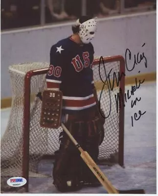 Jim Craig 1980 USA Hockey Signed 8x10 Photo PSA/DNA Auto Miracle On Ice Inscript • $99.99