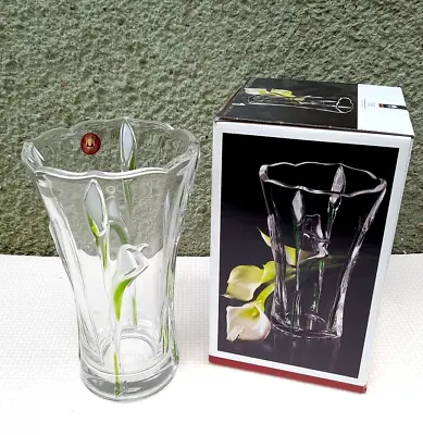 ART DECO Crystal Glass Vase  EVE  Walther-GlassBRAND NEW24 Cm Tall • £24.99
