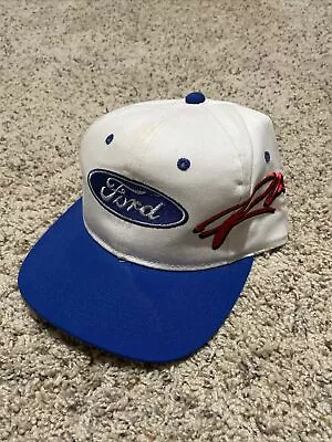 Vintage Ford Racing SnapBack Trucker Hat Official Sportswear Tag Great Cond • $24.95