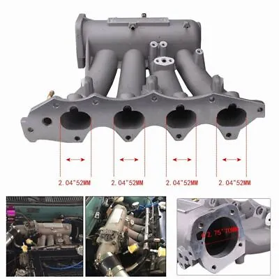 Pro Series Intake Manifold For 1994-2001 Acura Integra 1.8L B16A2 B16A3 Silver • $101.99