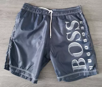 BOSS Hugo Boss Men's Killifish Swim Shorts Navy Size XL • $1.23