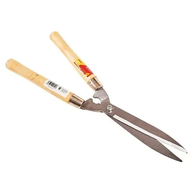 20'' Carbon Steel Blade Wooden Handle Shears Hedges Grass Shrubs Garden Bushes • £9.25