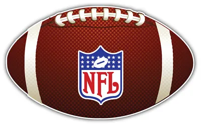  NFL Logo Ball Car Bumper Sticker Decal  - 3''5''6''or 8'' • $3.50