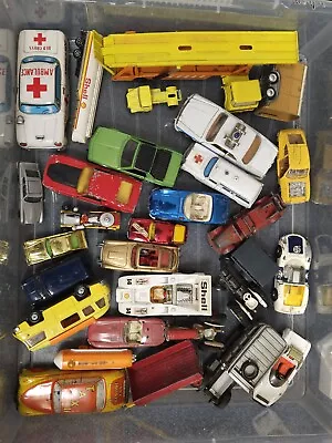 Vintage Diecast Toy Car Lot Matchbox Corgi James Bond Aston Martin Majorette Tin • £10.50