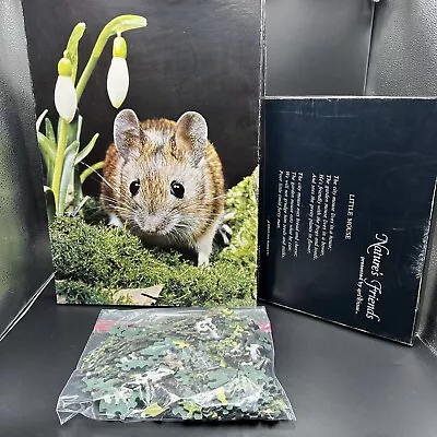 Vintage 1980's Nature's Friends Field Mouse Puzzle 400 Pieces 20 X13  Complete • $18