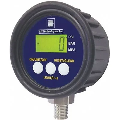 Ssi Mga-100-A-9V-R Digital Pressure Gauge 0 To 100 Psi 1/4 In Mnpt Plastic • $89.59