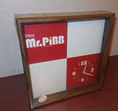 MR PIBB Clock VINTAGE 1979 SEALED W/original Box Coca Cola / Coke Advertising • $295