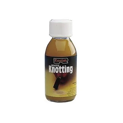 £7.70 • Buy Rustins 125ml White Knotting Sealer Solution For Sealing Knots 