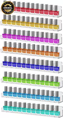 “Organize With Style: Cerpourt Acrylic Nail Polish Shelf Set” • $24.99