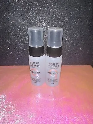 Make Up For Ever Mist & Fix Make Up Setting Spray Long Lasting -1.01 Oz Set Of 2 • $15.99