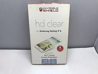 Zagg InvisibleShield HD Clear Clarity Screen Protector For Samsung Galaxy S6  • $7.97