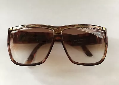 Vintage LEONARD Paris Tortoise Brown Oversized Eyeglasses Frames LE 13 04 • $35