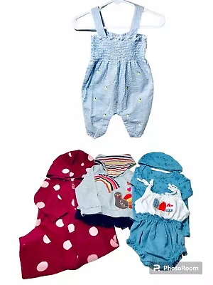 Starting Out & Carter's Baby Girl 6-9M Mixed Styles 7 Piece Lot Thanksgiving • $17.95