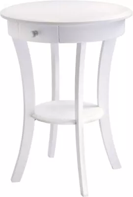 Winsome Wood Sasha Accent Table White 20 Inches • $59.63